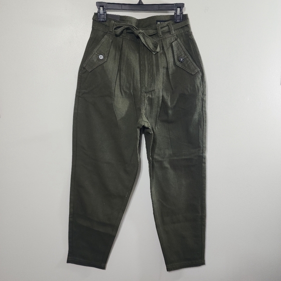New Blank Nyc Hakuna Matata Olive High Waisted Jeans - Picture 6 of 9